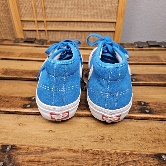 Vans x The Simpsons Mens Size 6.5 Chukka Pro Bart Blue and White Sneakers - Picture 4 of 7